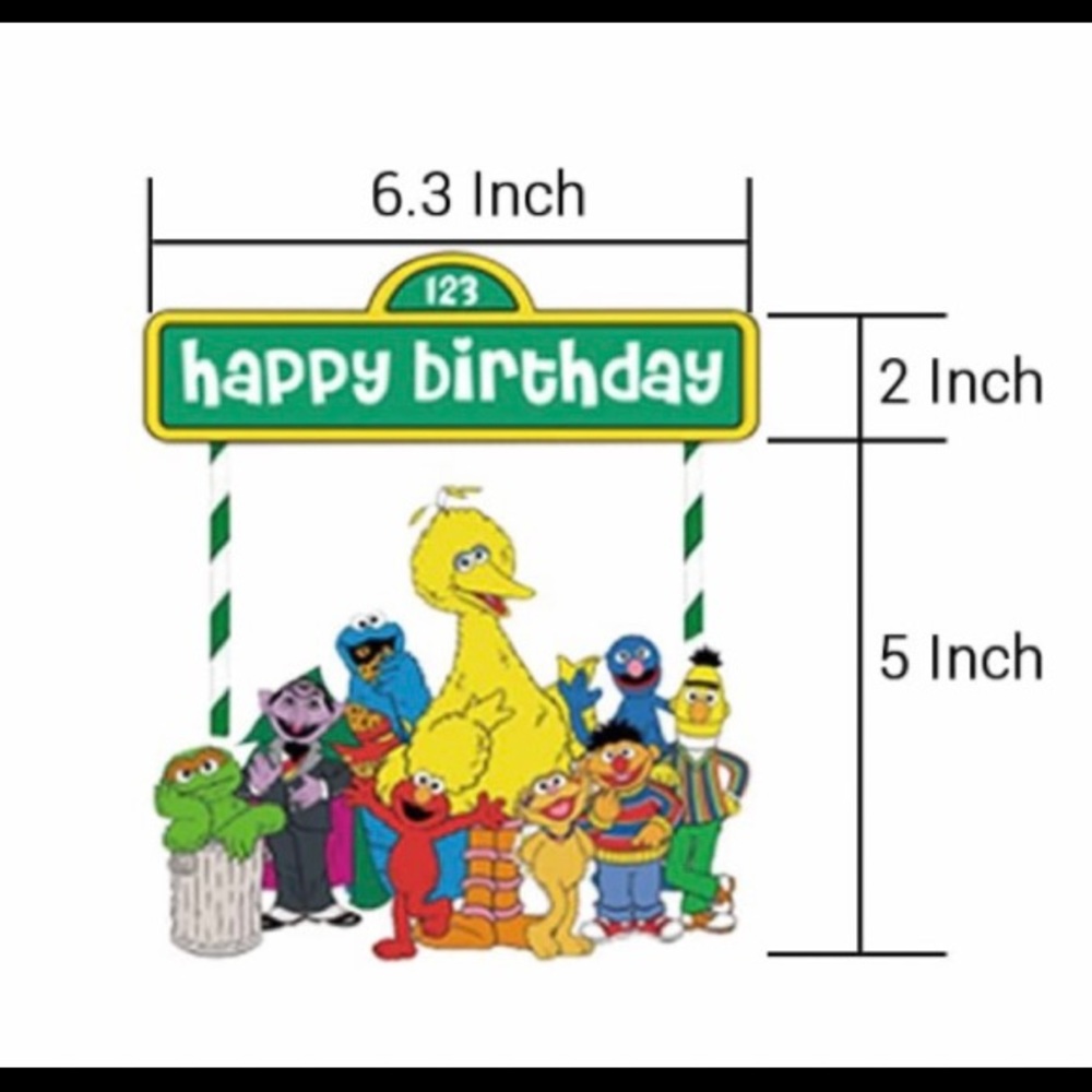 Sesame Street party decorations - Picture 2 of 7